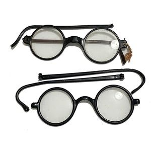 2 Vintage Round Lens Eyeglasses